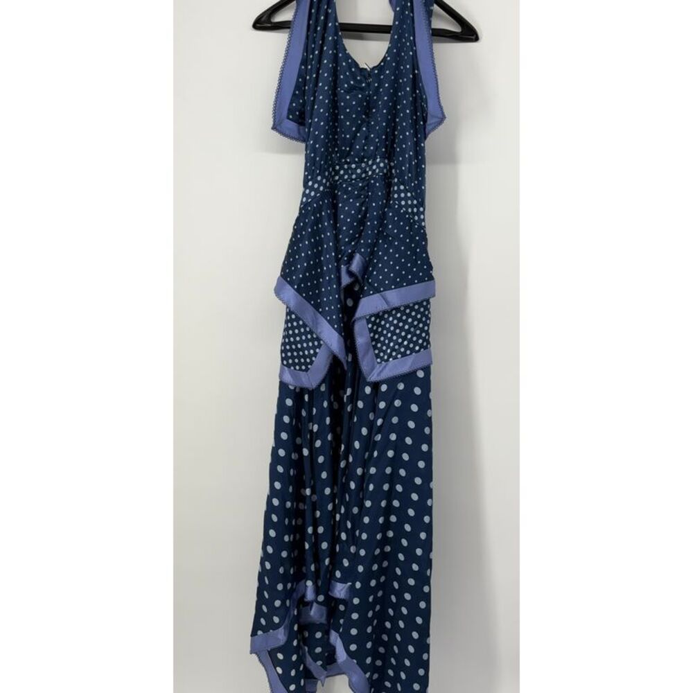 Altuzarra Polka-Dotted Silk Handkerchief Dress